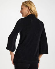 Travelers™ V-Neck Kimono Top Travelers Black - Chico's