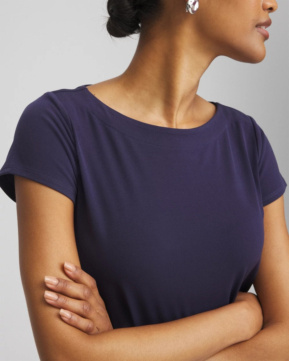 Travelers™ Knit Tunic Passport Blue - Chico's