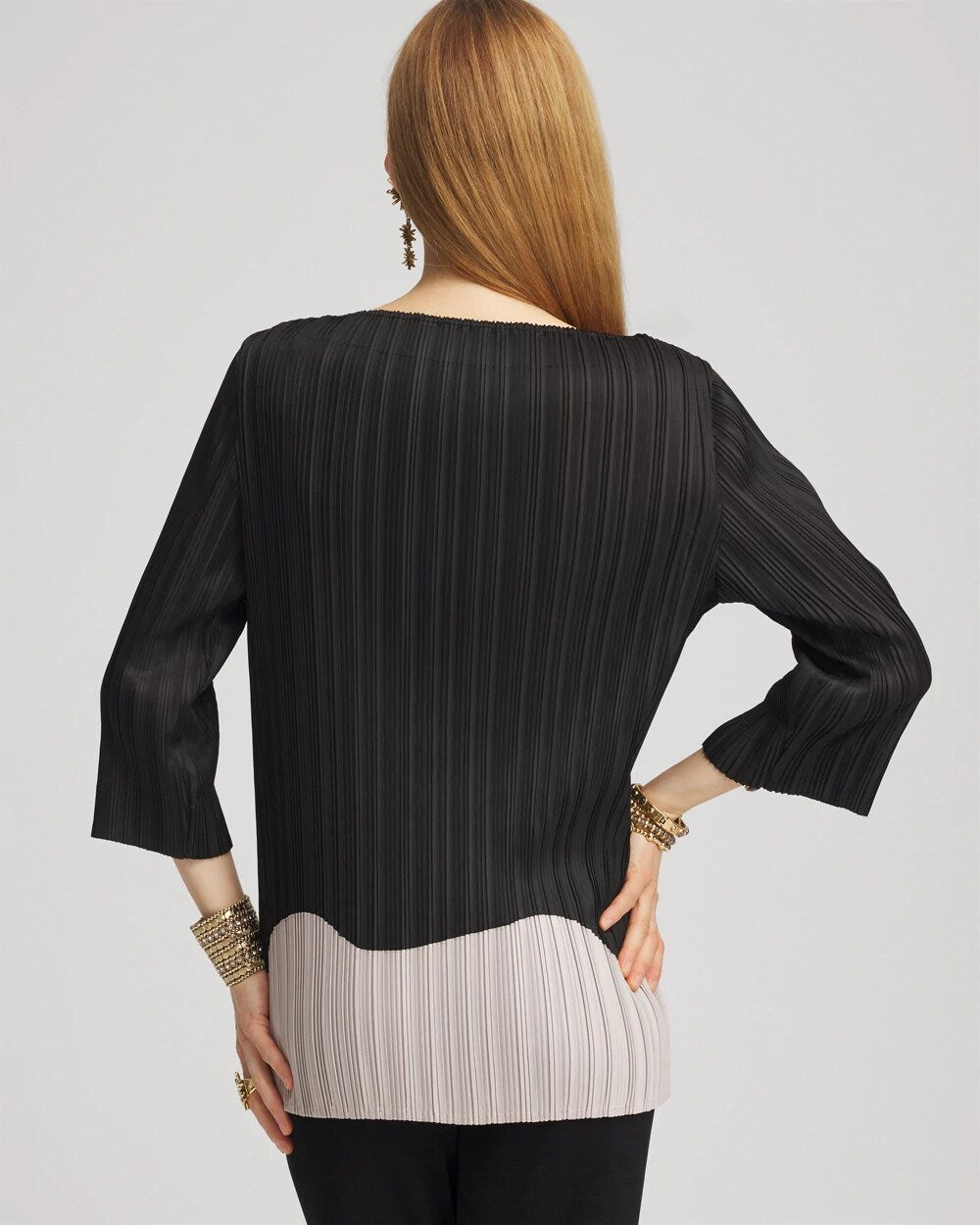 Travelers™ Collection Pleated Top Travelers Black - Chico's