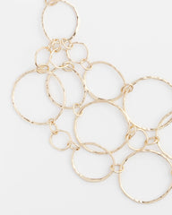 Short Goldtone Multi-Strand Link Necklace Gold - Chico's