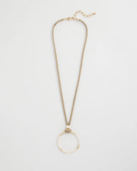 Large Open Pendant Necklace Neutral - Chico's