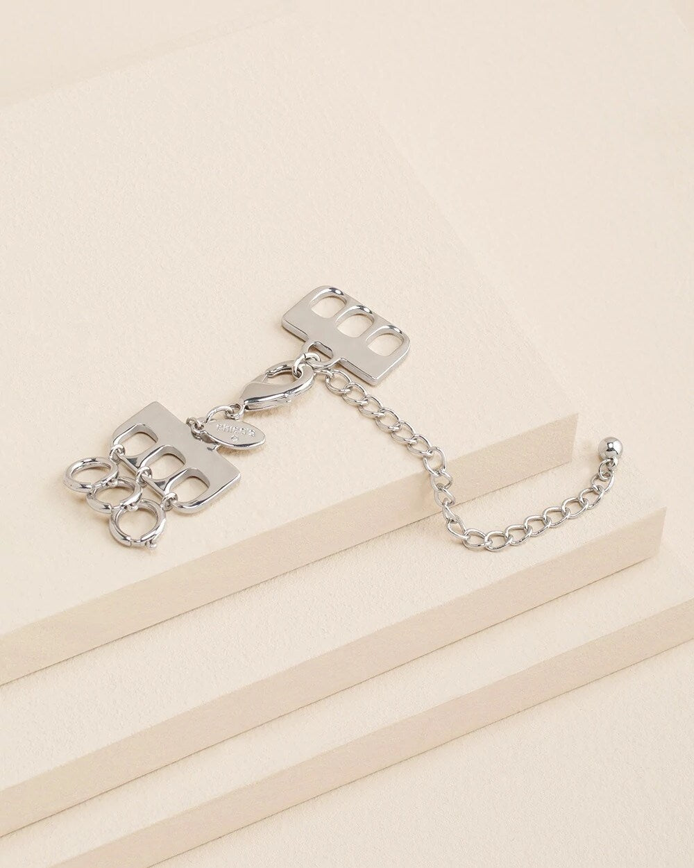 Silvertone Necklace Converter Silver - Chico's