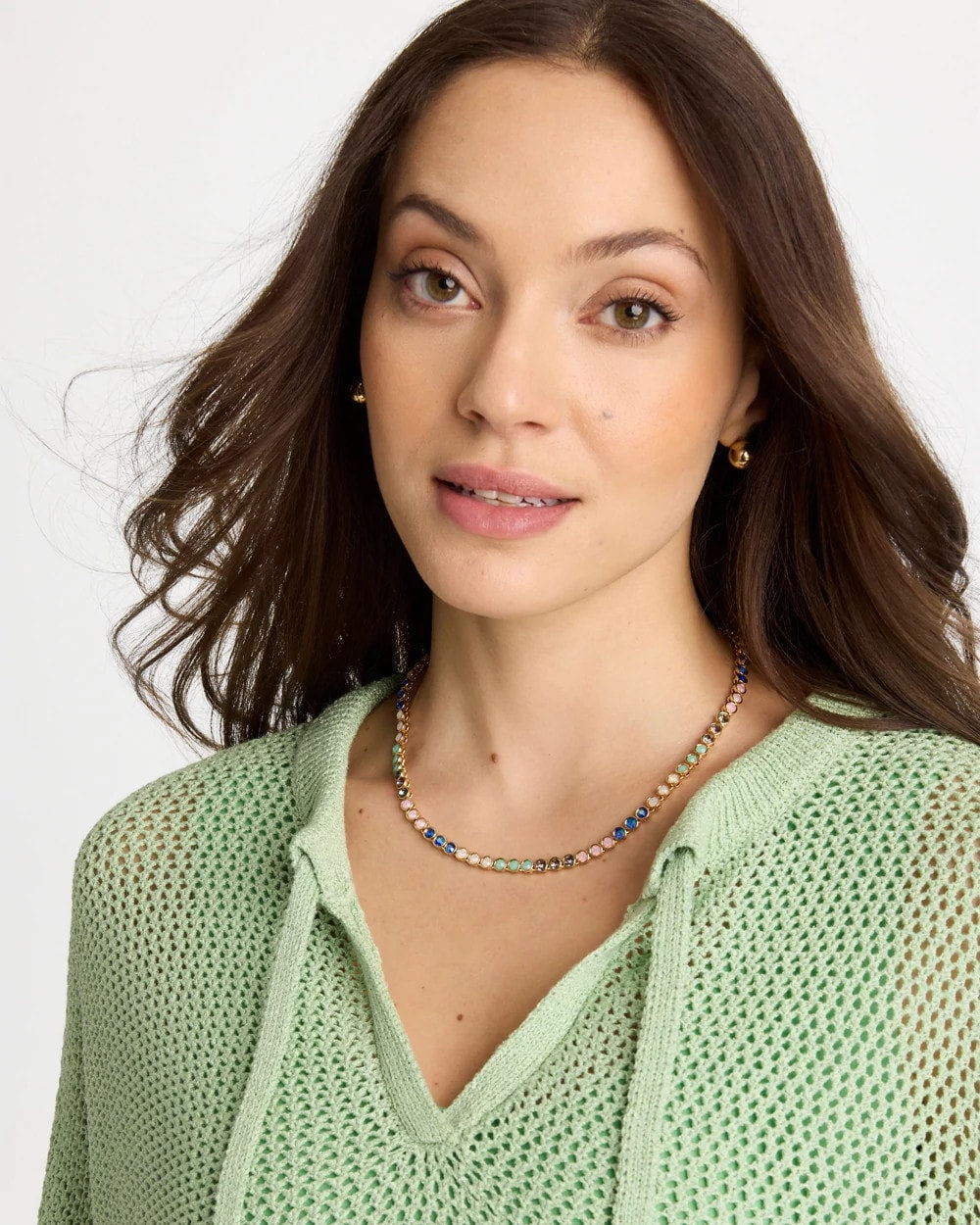Tennis Necklace Multi - Chico's