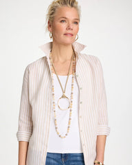 Neutral Long Layering Necklace Neutral - Chico's