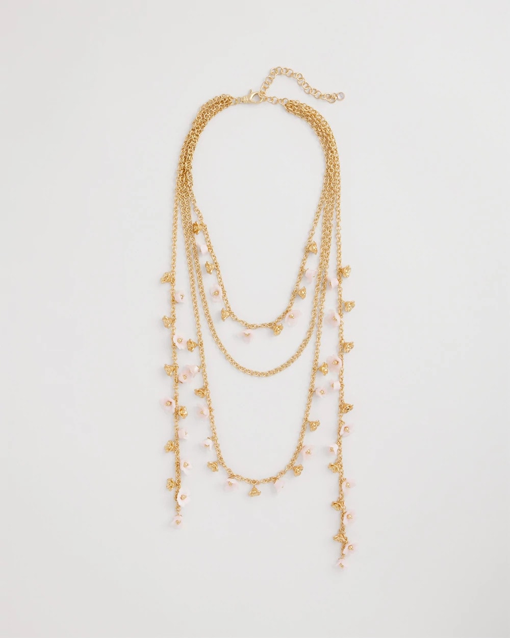 Pink Multi-Layer Necklace Pink - Chico's