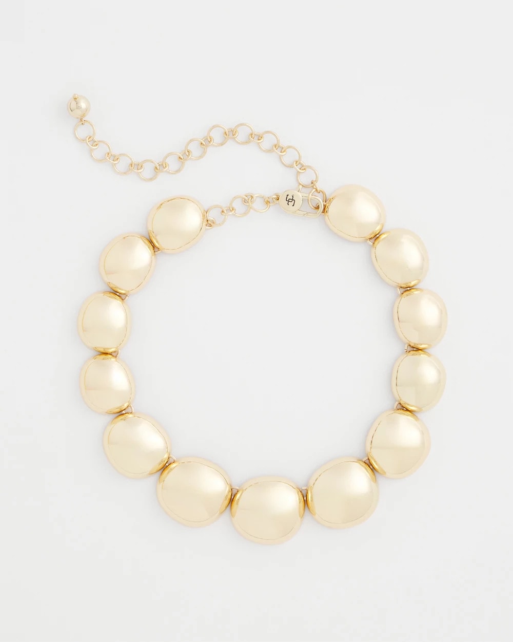 Gold Pebble Collar Necklace Gold - Chico's