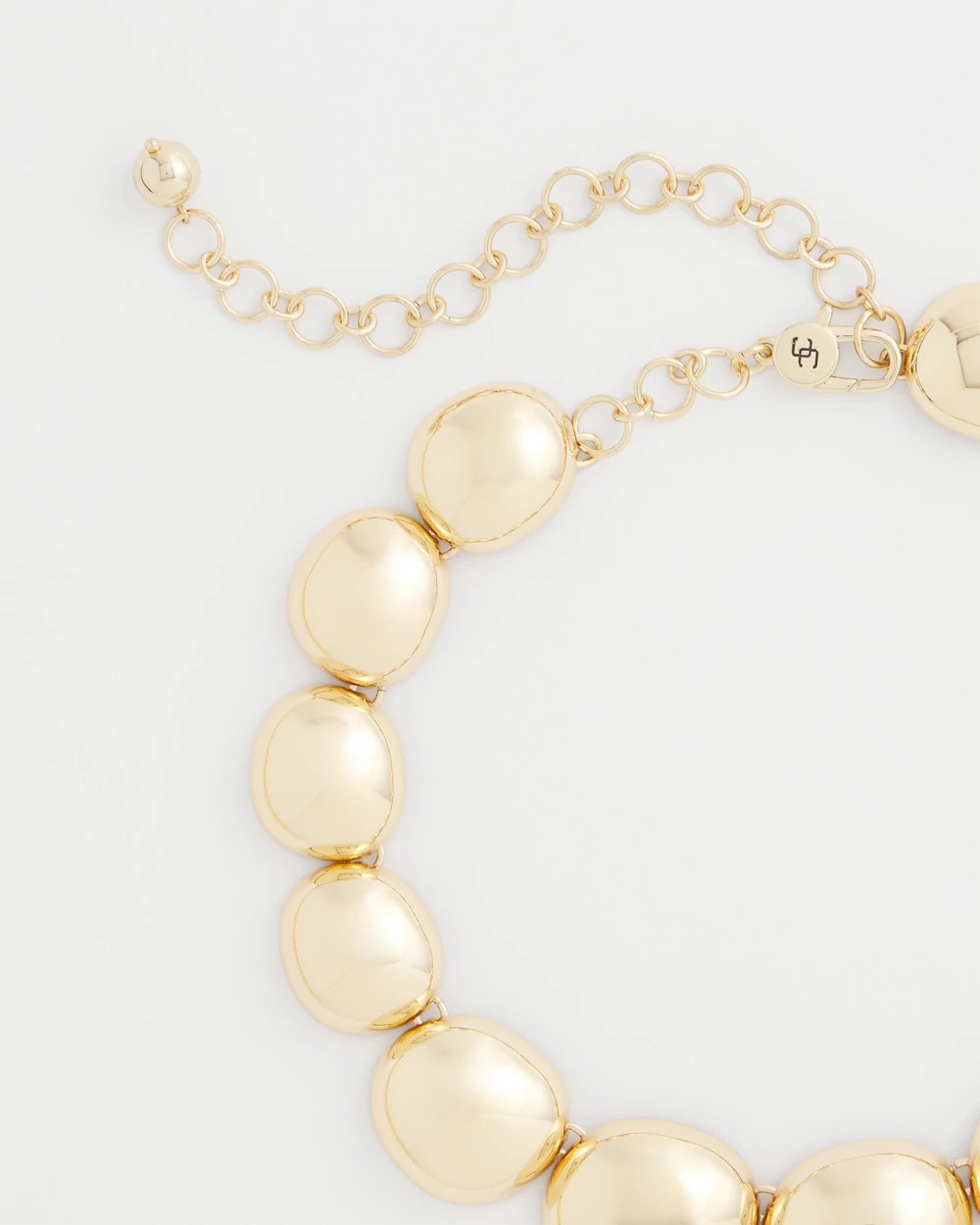 Gold Pebble Collar Necklace Gold - Chico's