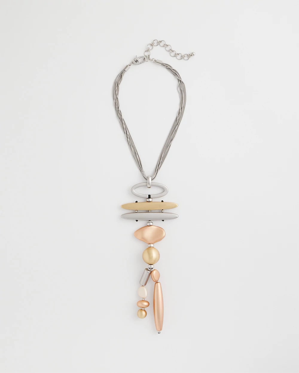 Mixed Metal Linear Necklace Mixed Metals - Chico's