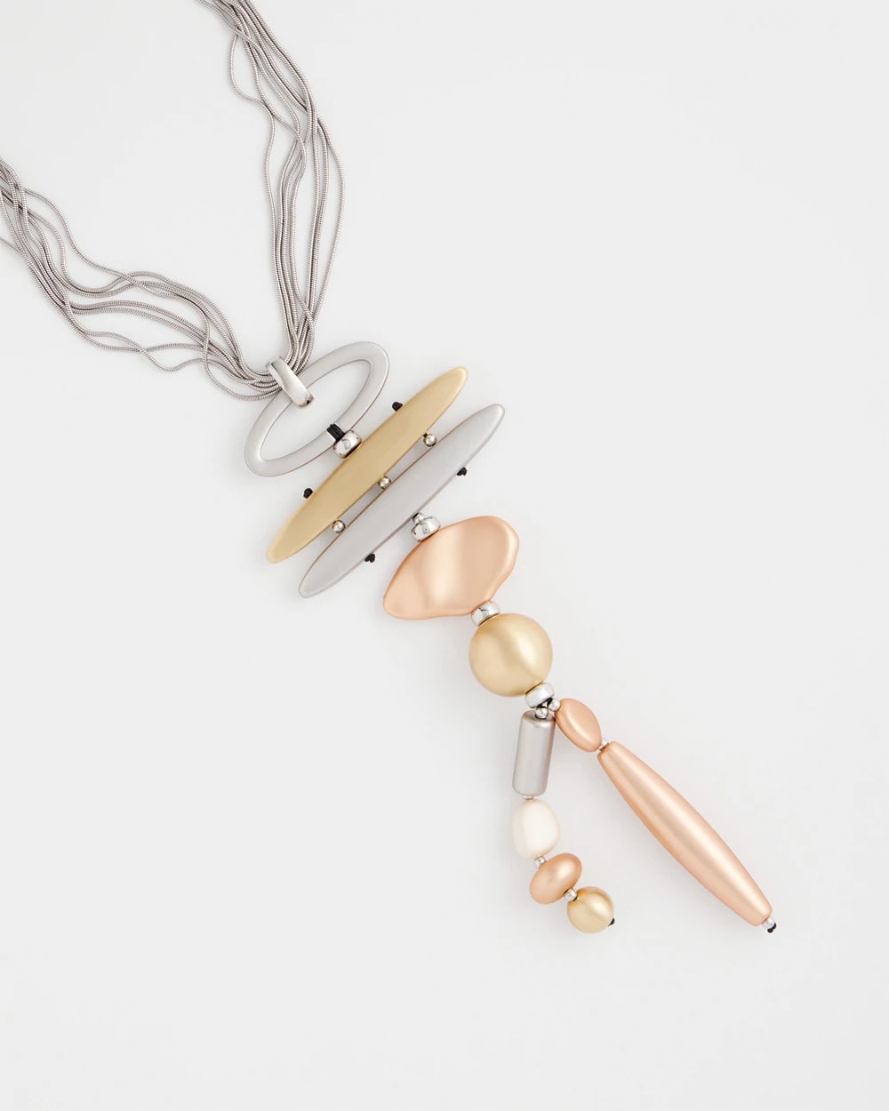 Mixed Metal Linear Necklace Mixed Metals - Chico's