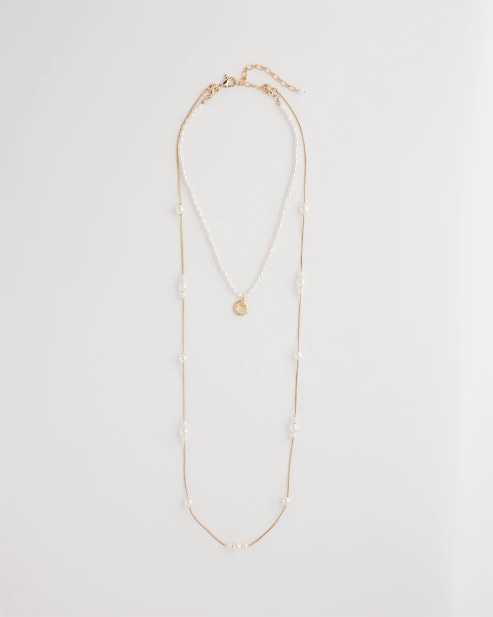 Convertible Faux Pearl Necklace Pearl - Chico's