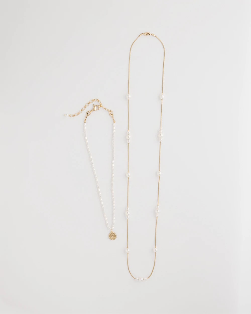 Convertible Faux Pearl Necklace Pearl - Chico's