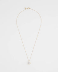 Bezel Set Pendant Goldtone Necklace Gold - Chico's