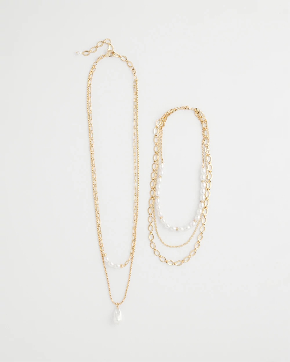 Convertible Pearl Multistrand Necklace Pearl - Chico's