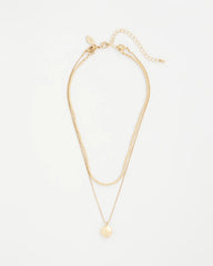 Goldtone Convertible Pendant Necklace Gold - Chico's