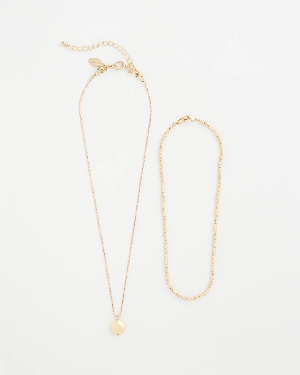 Goldtone Convertible Pendant Necklace Gold - Chico's