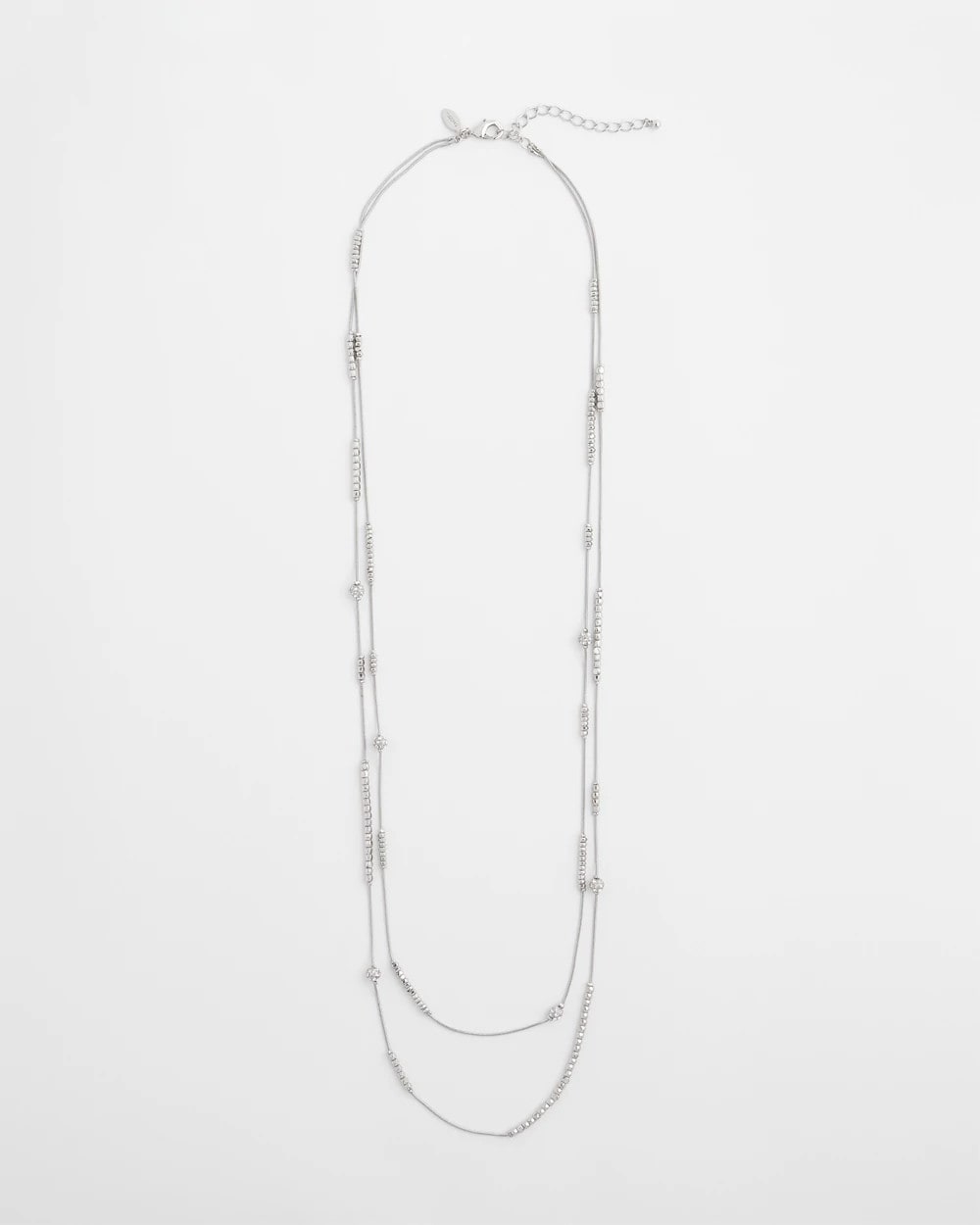 Hexie Multi-Strand Necklace Silver - Chico's