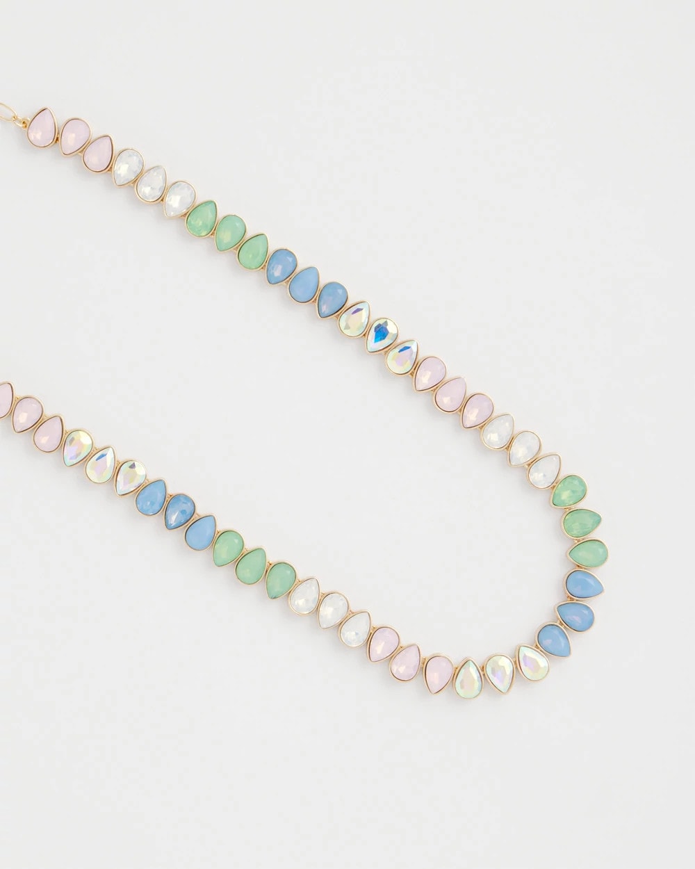 Teardrop Tennis Necklace Multi - Chico's