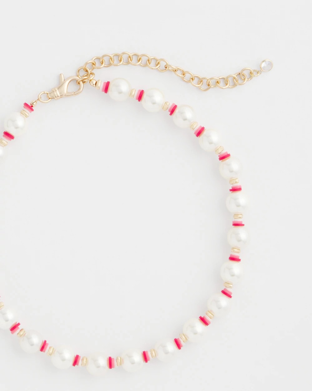 Short Pearl Pink Necklace Pink - Chico's