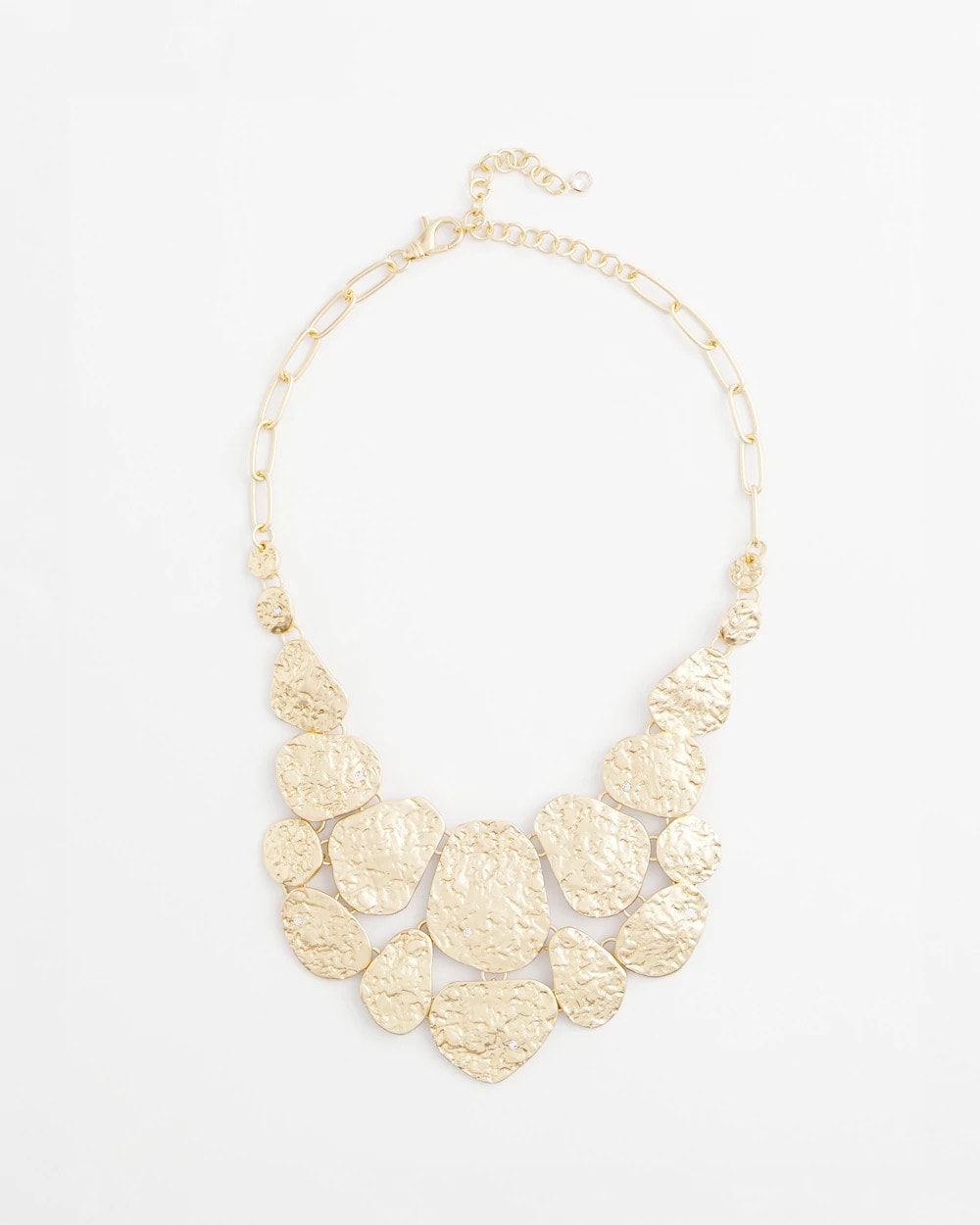 Molten Goldtone Bib Necklace Gold - Chico's
