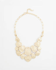 Molten Goldtone Bib Necklace Gold - Chico's