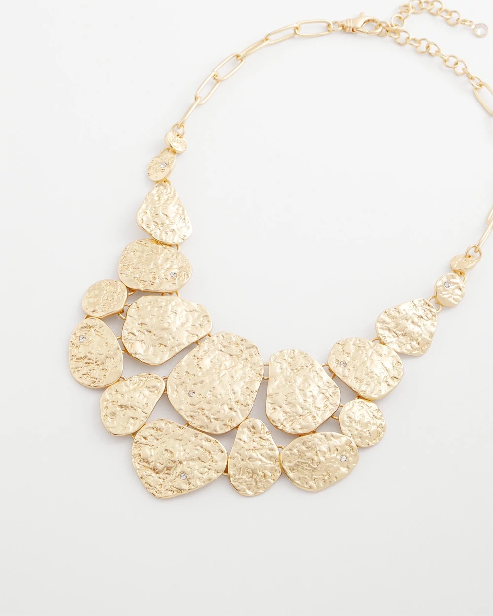 Molten Goldtone Bib Necklace Gold - Chico's