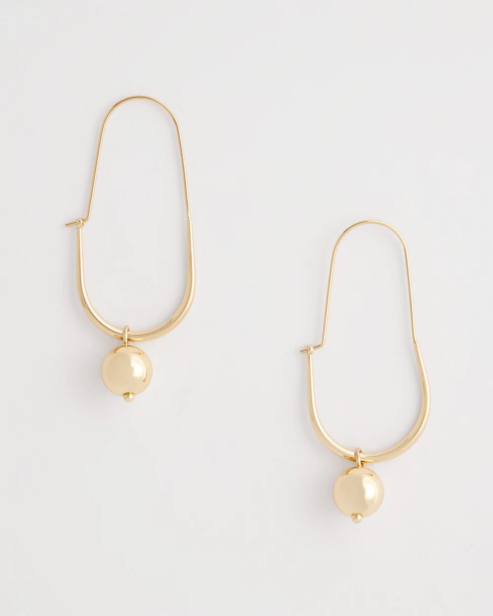 Gold Bead Threader Earrings Gold - Chico's