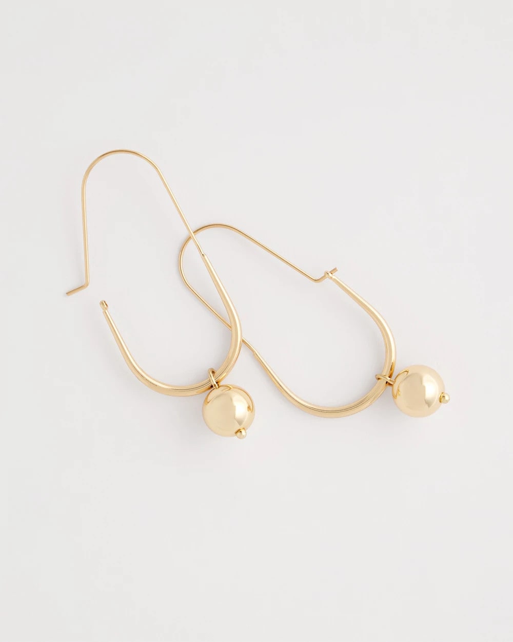 Gold Bead Threader Earrings Gold - Chico's