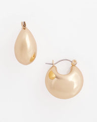 No Droop® Gold-Tone Huggie Hoop Earrings Gold - Chico's