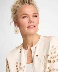Neutral Flower Drop Earrings Neutral - Chico's