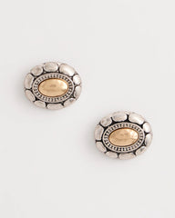 Mixed Metal Stud Earrings Turquoise - Chico's