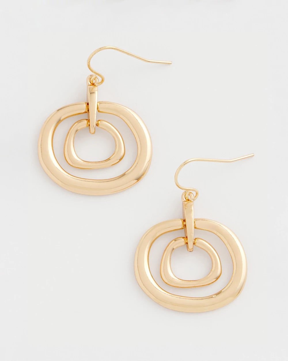 Gold Tone Drop Pendant Earrings Gold - Chico's