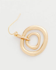 Gold Tone Drop Pendant Earrings Gold - Chico's