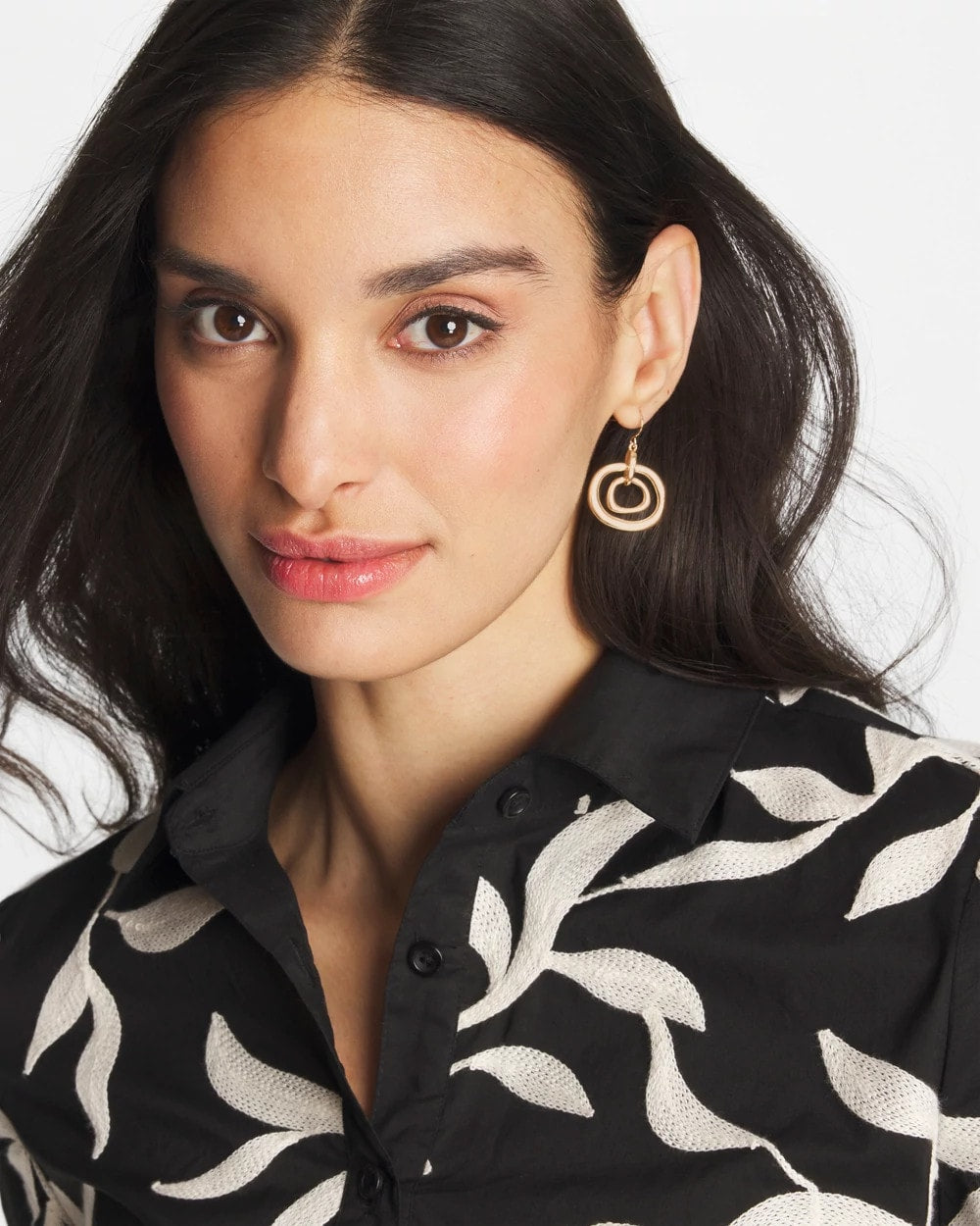 Gold Tone Drop Pendant Earrings Gold - Chico's