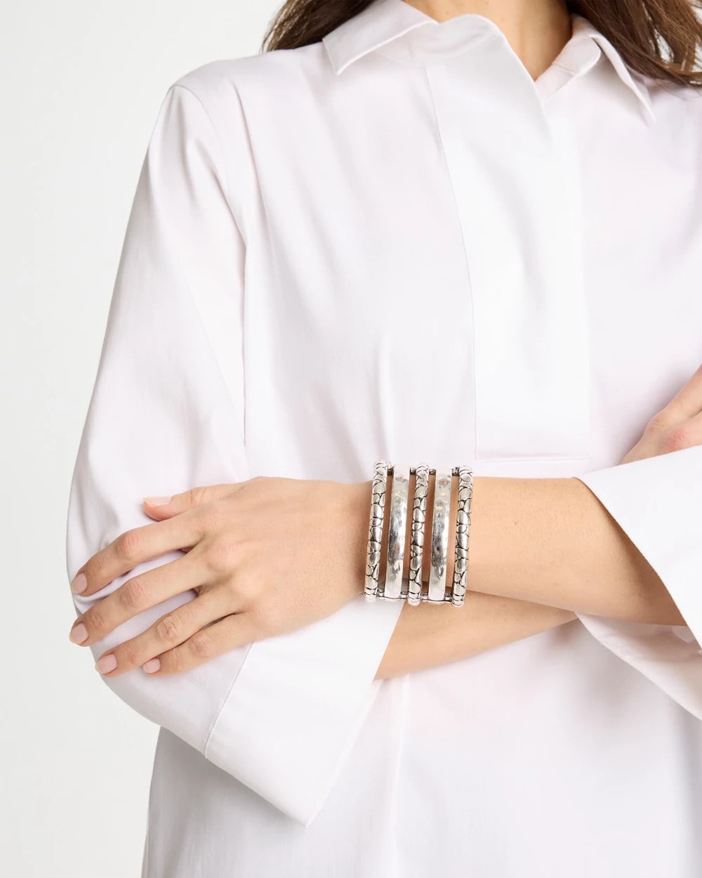 Silver Island Metals Cuff Bracelet Silver - Chico's